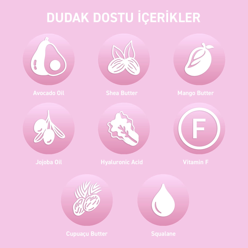 Herbaderm Glossy Lip Balm Lemonade Flavored 10 ml (With Keychain Gift)