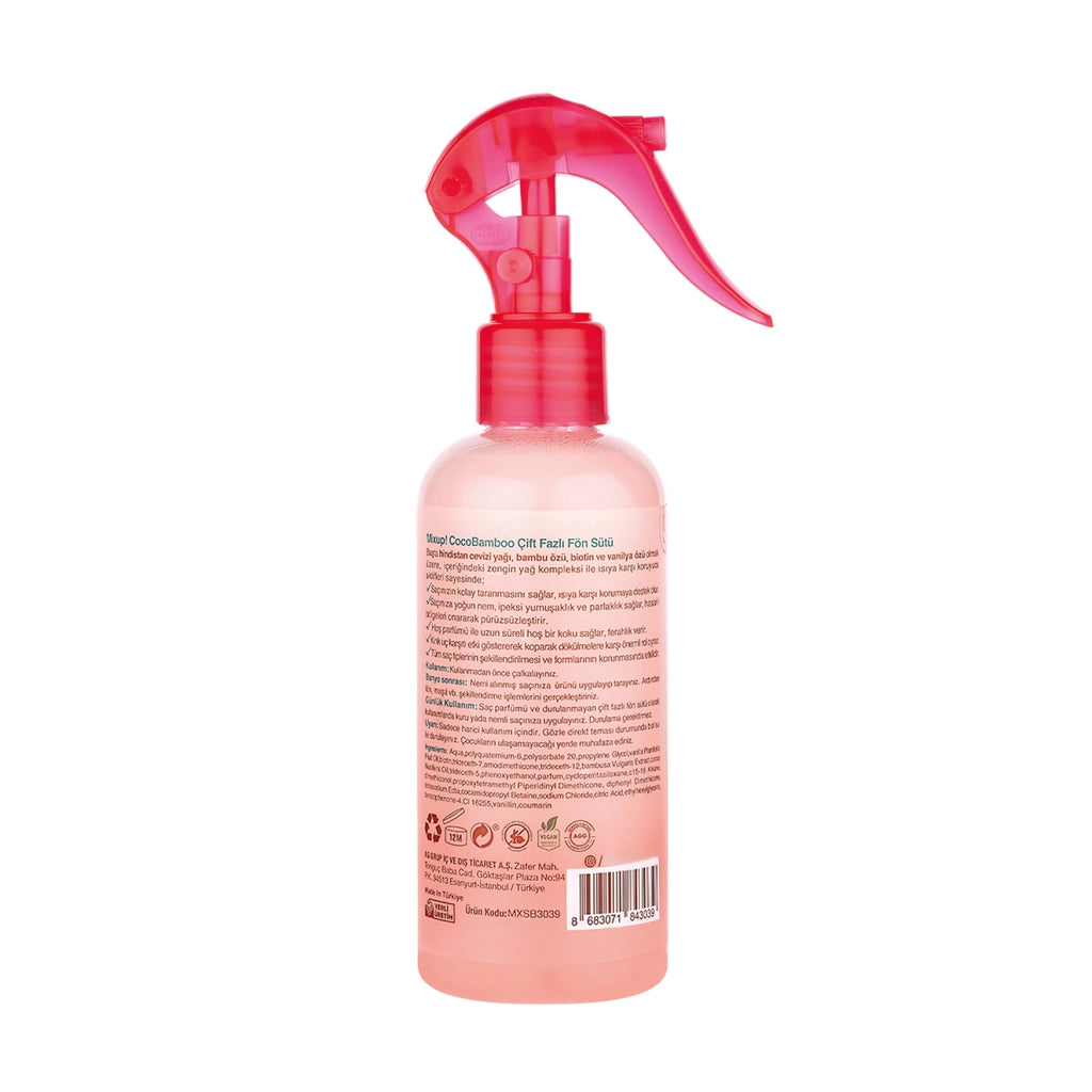 Mixup! Cocobamboo Smooth Milk Dual Phase Blow Dry Milk 200 ml