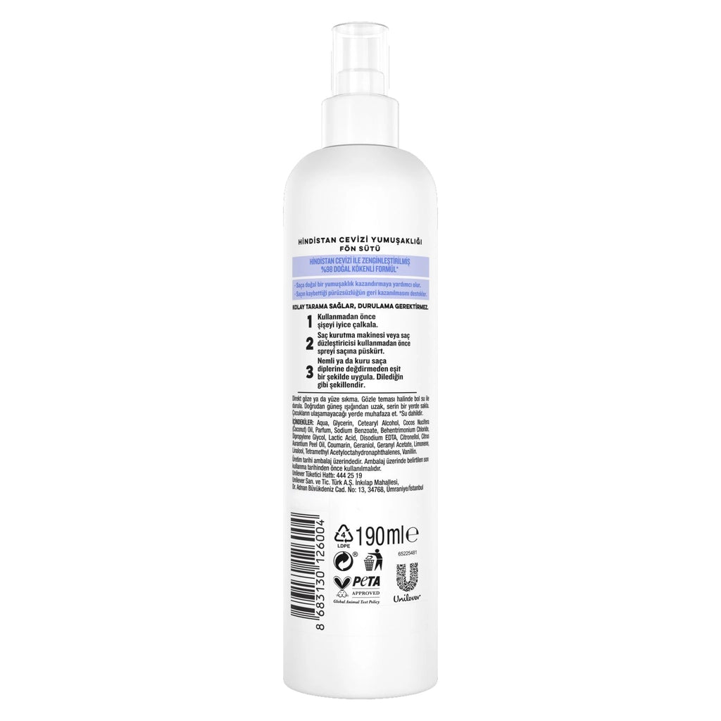 Elidor Coconut Softness Blow Dry Milk 190 ml