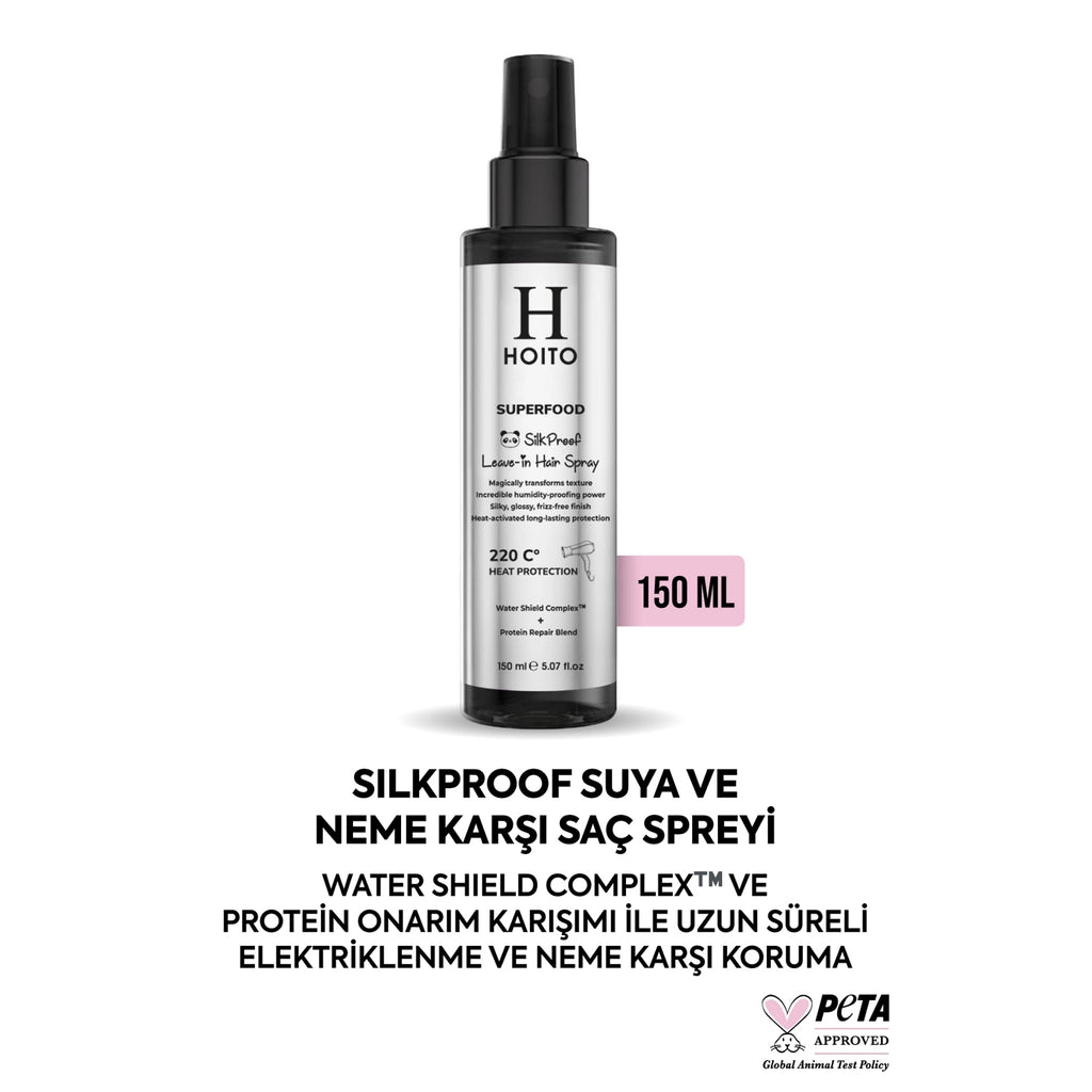 Hoito Silkproof Water and Moisture Resistant Hair Care Spray 150 ml