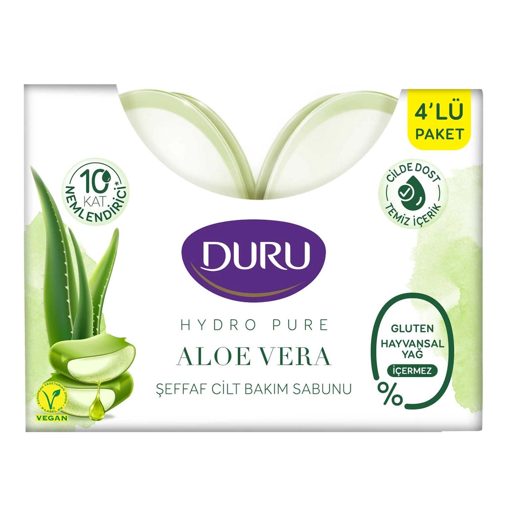 Duru Hydro Pure Sakura Transparent Skin Care Soap 135 gr x 4