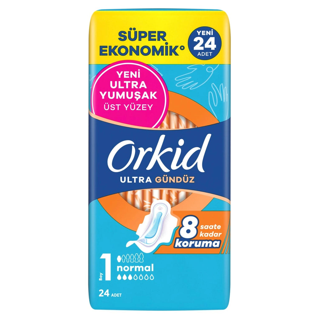 Orkid Ultra Day (Size 1) Normal Sanitary Pad 24 Pieces
