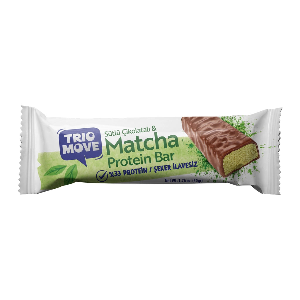 Trio Move Chocolate Covered Milk Chocolate and Strawberry Bar with 33% Protein 50 gr
