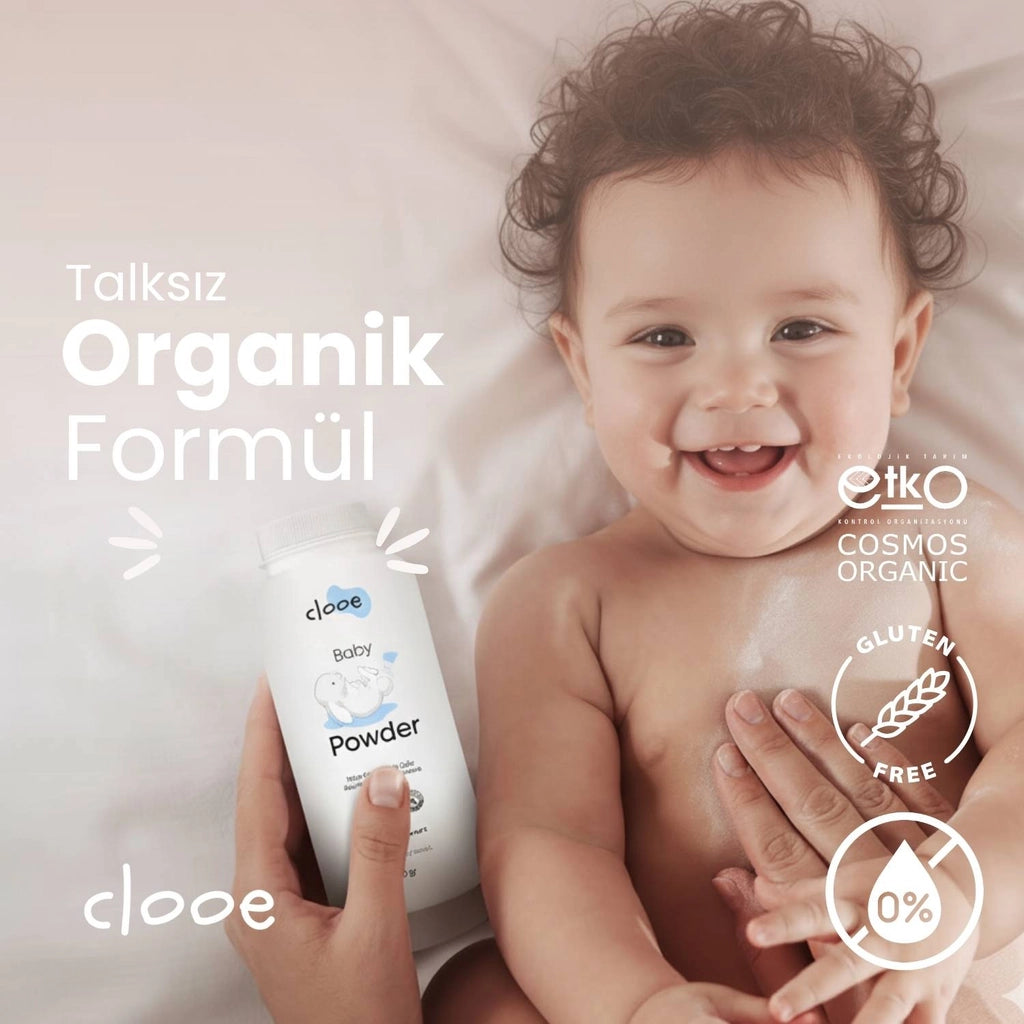 Clooe Organic Baby Powder 200 gr