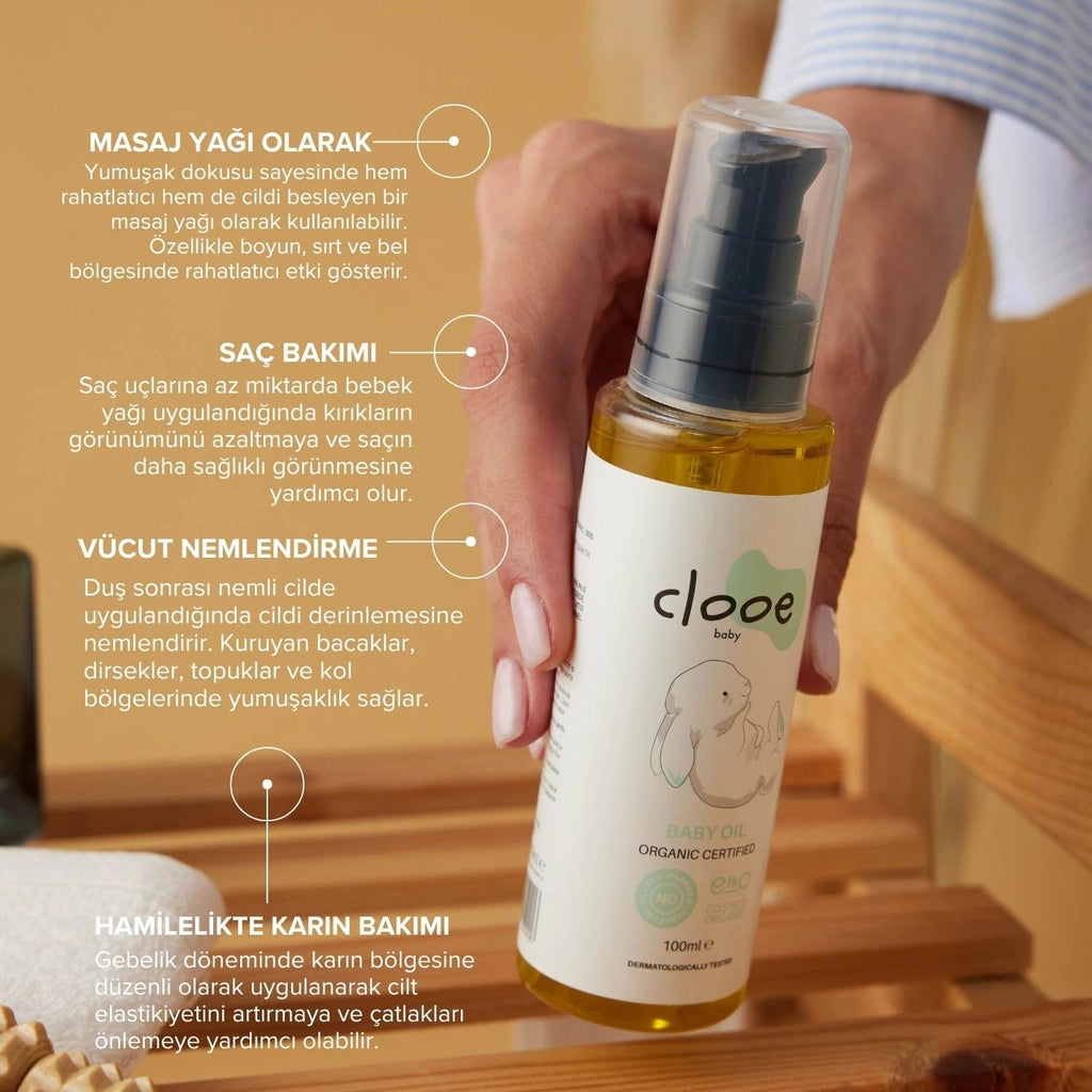 Clooe Organic Baby Oil 100 ml