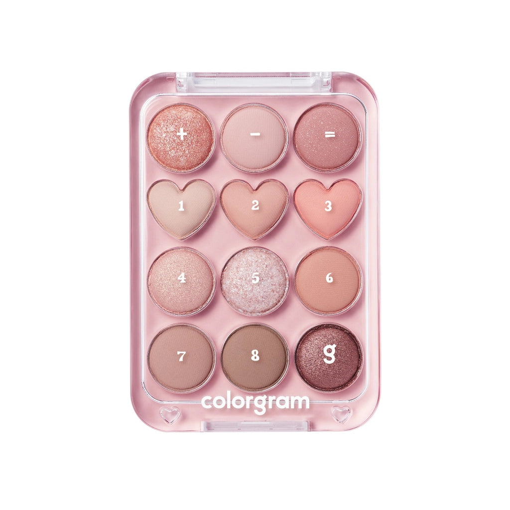 Colorgram Pin Point Eyeshadow Palette 01 Peach & Coral