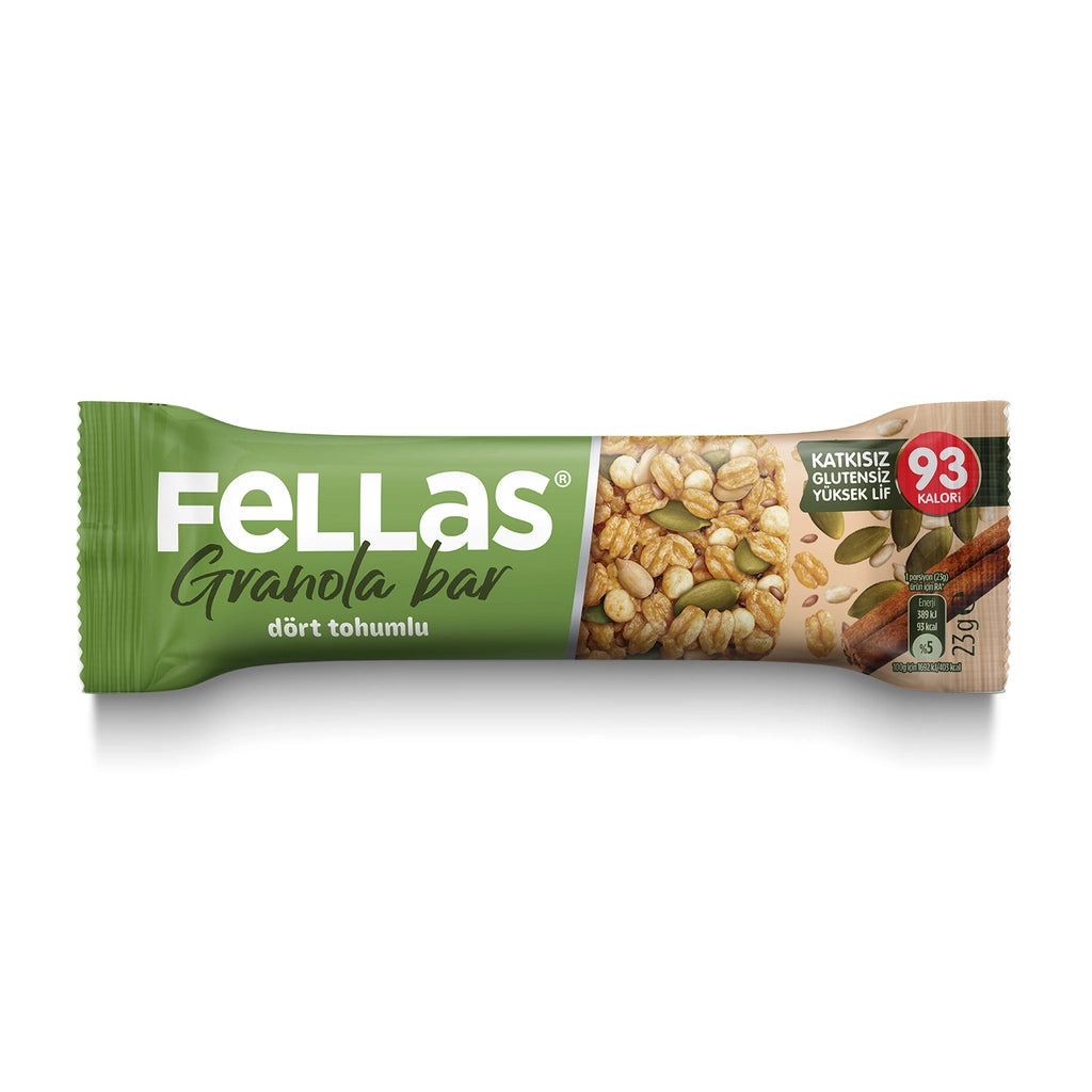 Fellas Four Seed Granola Bar 23 gr