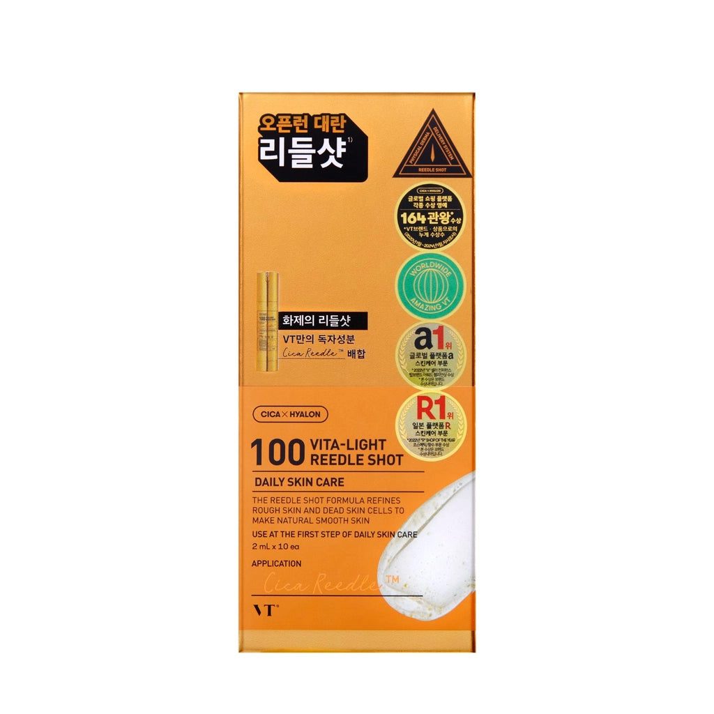 VT Cosmetics Vita-Light Reedle Shot 100 Face Cream 2 ml x 10 Pieces