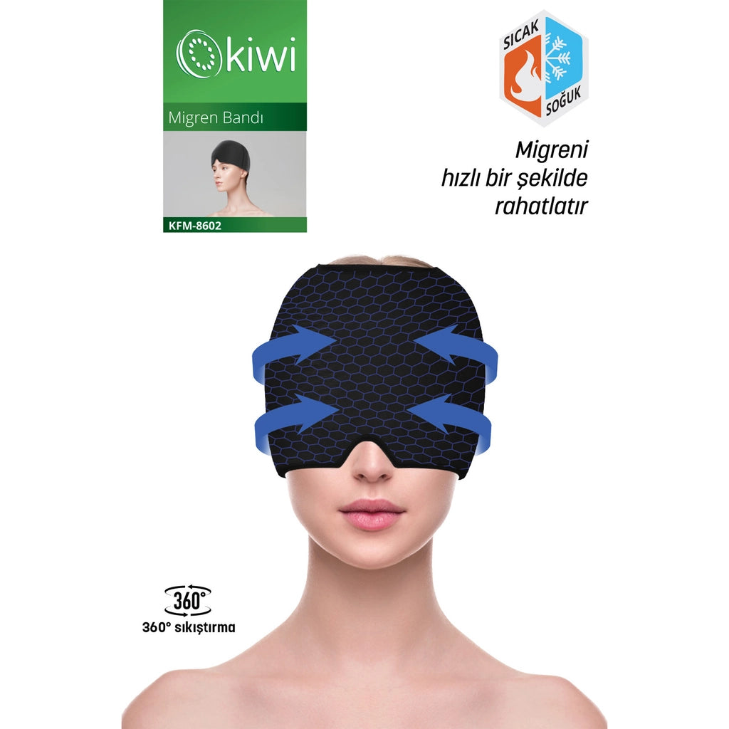 Kiwi Hot Cold Compressed Migraine Band KFM-8602