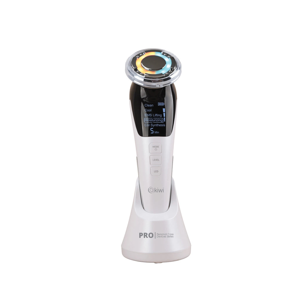 Kiwi Rechargeable Cold-Hot Compressed Stretching, Moisturizing, EMS Skin Care Device with Collagen Synthesis KFM-