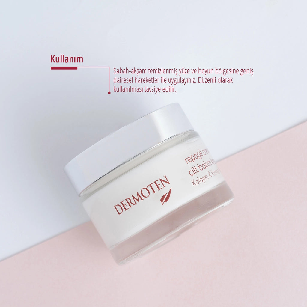 Dermoten Repage Collagen & Red Algae Anti-Aging Skin Care Cream 50 ml
