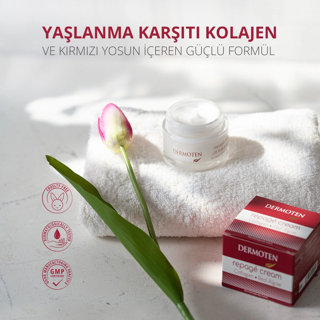 Dermoten Repage Collagen & Red Algae Anti-Aging Skin Care Cream 50 ml