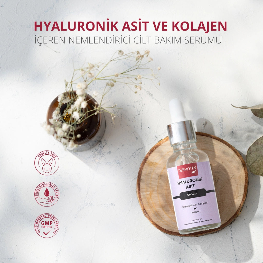 Dermoten Moisturizing Hyaluronic Acid Serum 30 ml