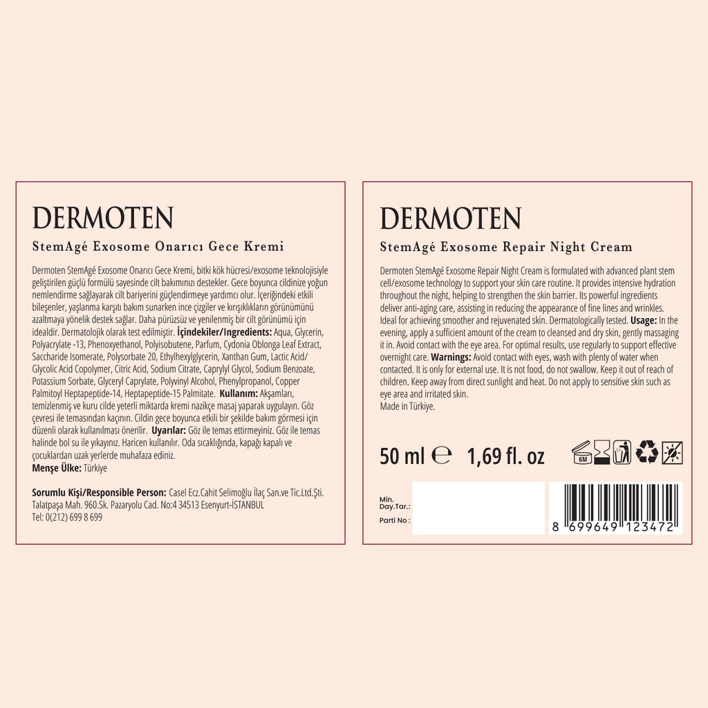 Dermoten StemAge Repair Exosome Night Cream 50 ml