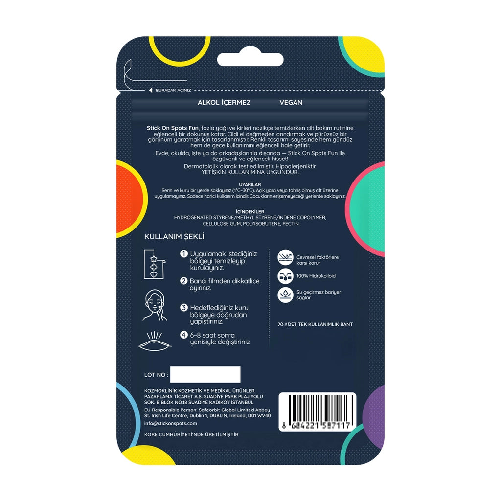 Stick on Spots Fun 20-pack Acne Patch