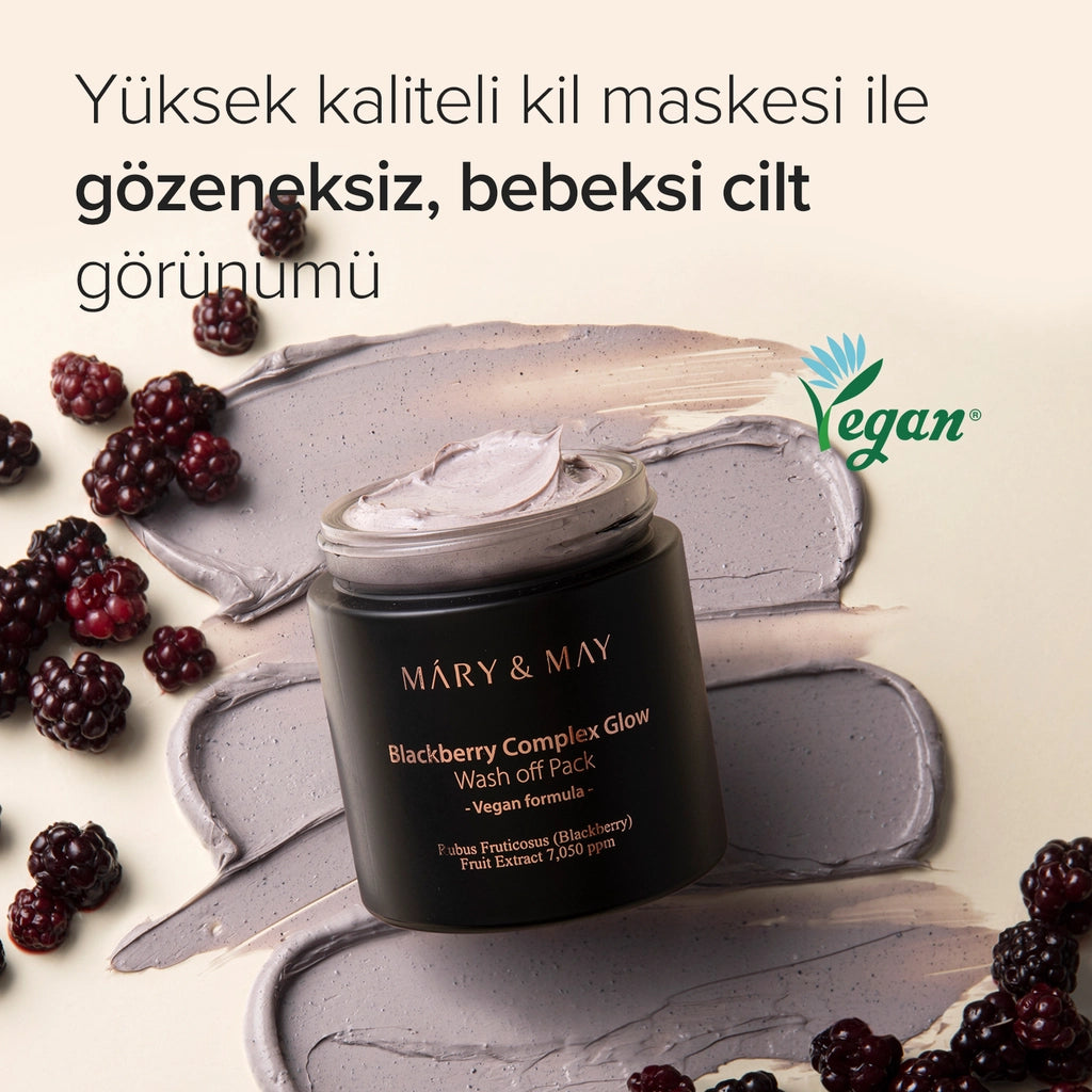 Mary & May Clay Face Mask with Blackberry Complex 125 gr