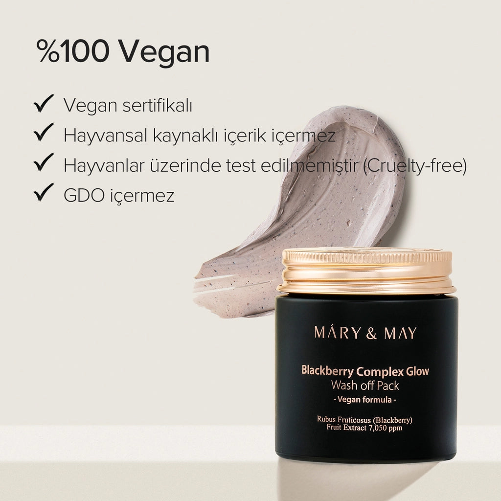 Mary & May Clay Face Mask with Blackberry Complex 125 gr