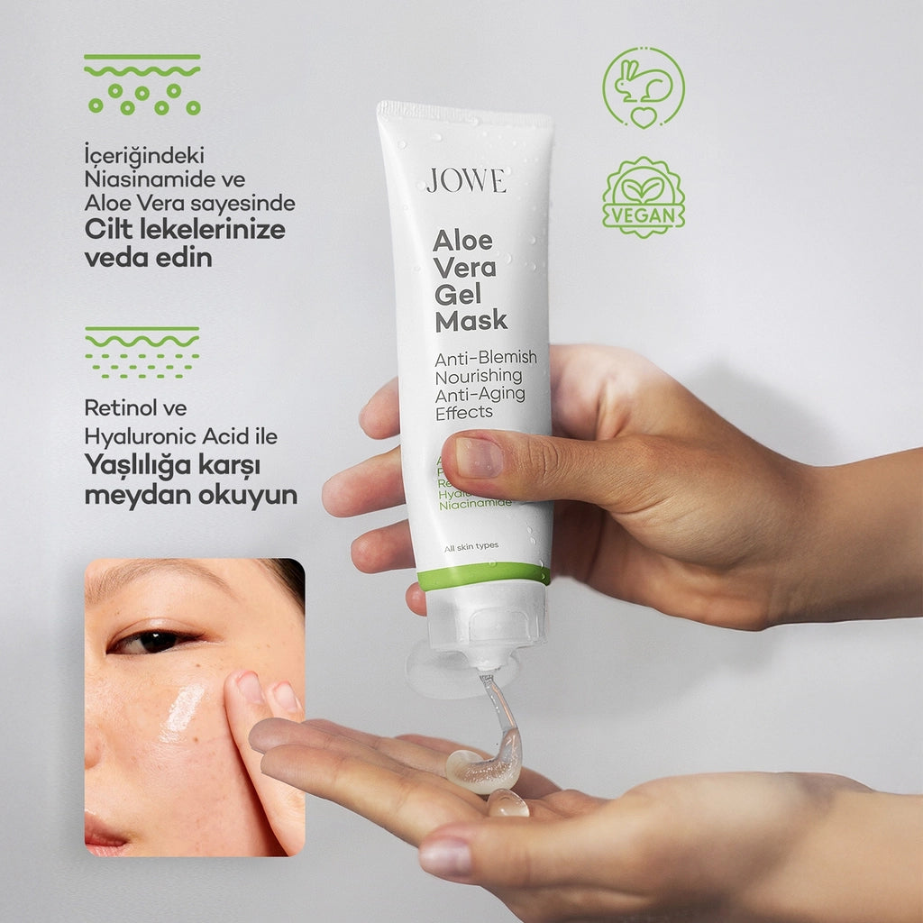 Jowe Aloe Vera Essence Rejuvenating and Brightening Gel Face Mask 40 ml
