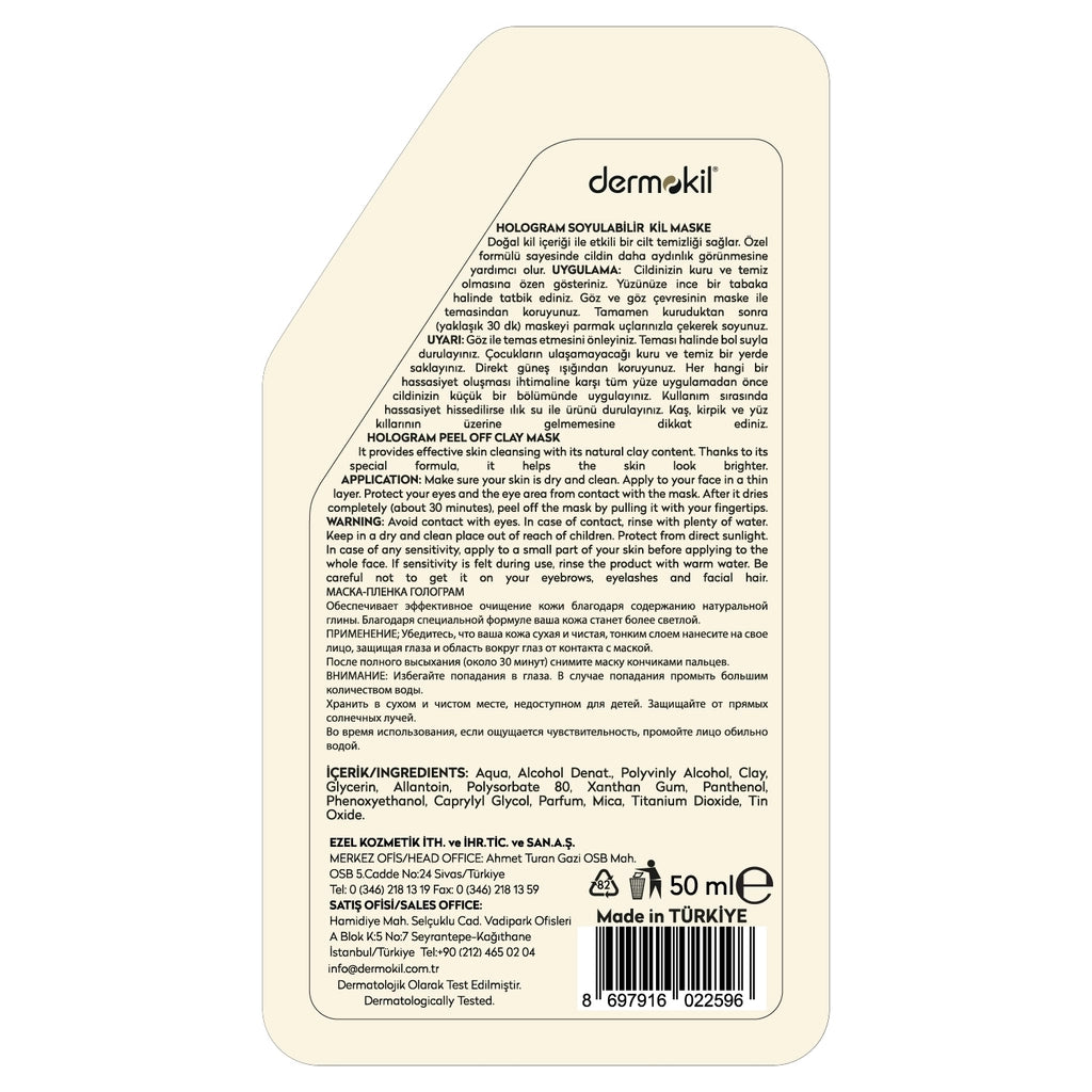 Dermokil Peel-Off Hologram Clay Mask 50 ml