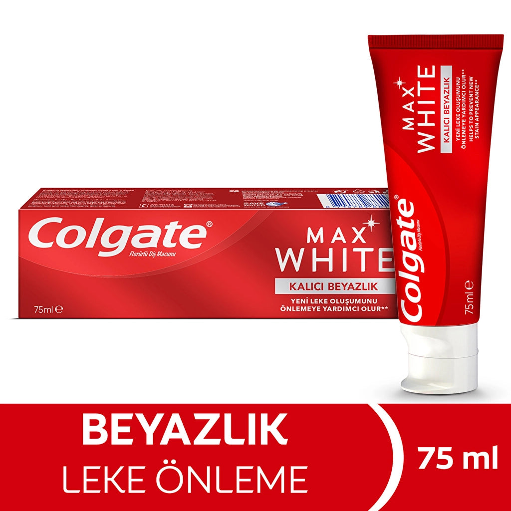Colgate Max White Permanent Whiteness Whitening Toothpaste 75 ml