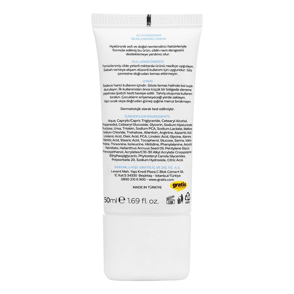 Authoriderm Moisturizing Face Cream 50 ml