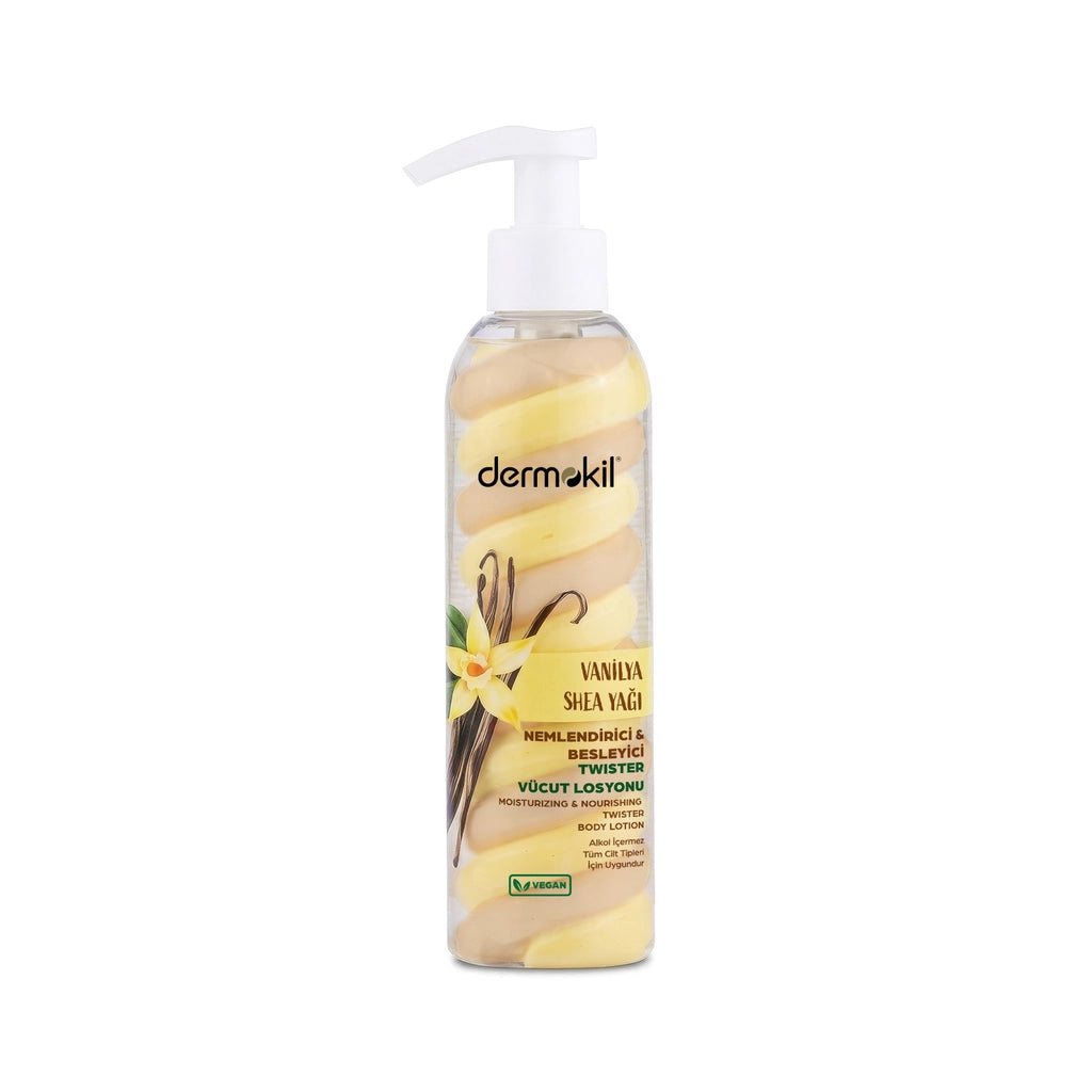Dermokil Vanilla Shea Butter Moisturizing and Nourishing Twister Body Lotion 200 ml