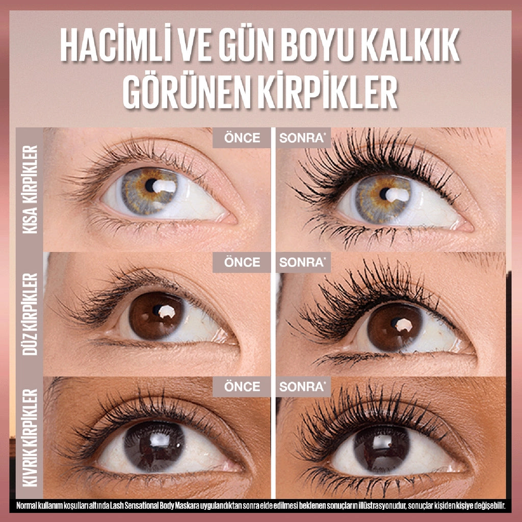 Maybelline New York Lash Sensational Body Black Mascara