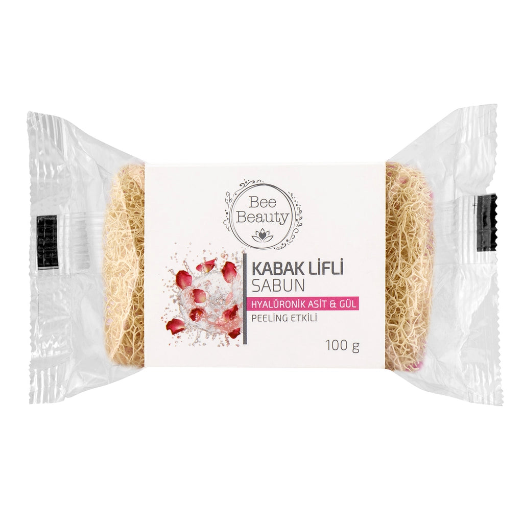 Bee Beauty Pumpkin Fiber Soap Hyaluronic Acid & Rose 100 gr