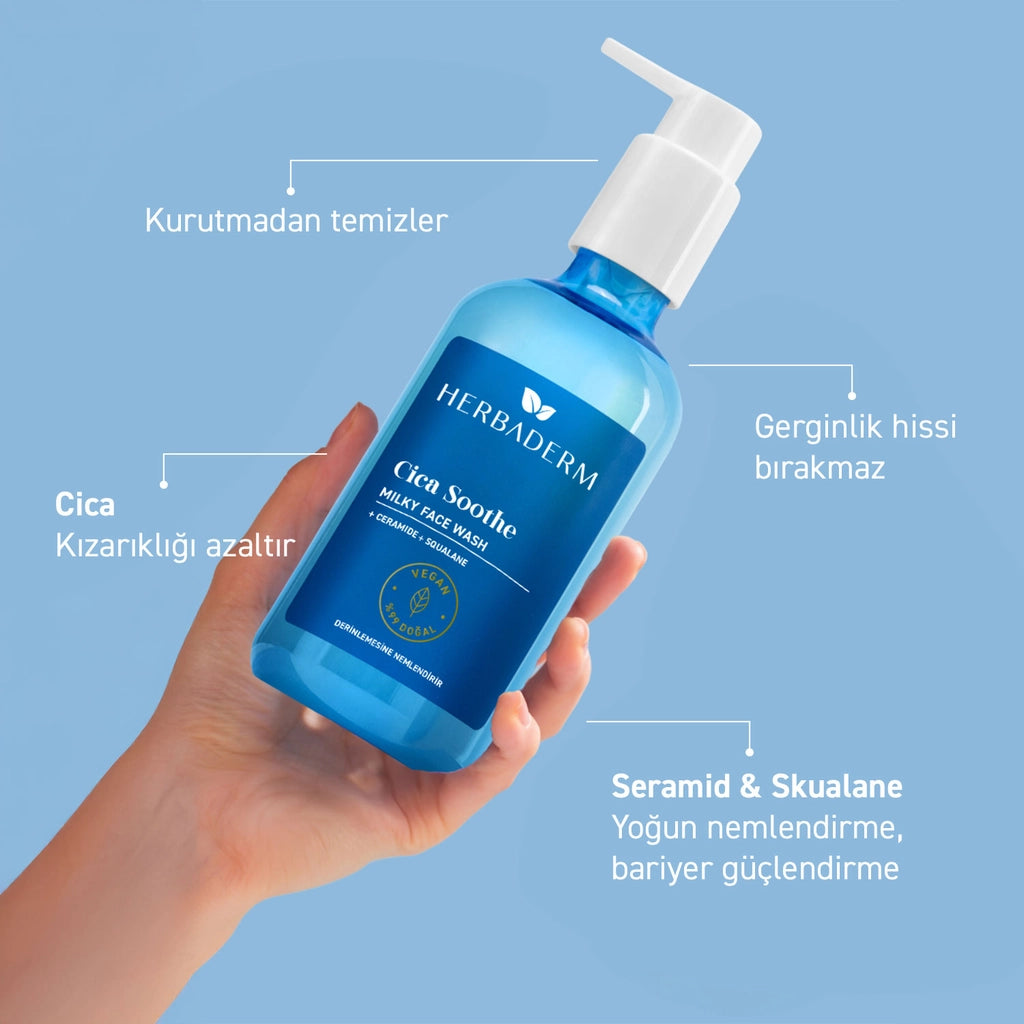 Herbaderm Cica Soothe Milky Facial Cleansing Gel 250 ml