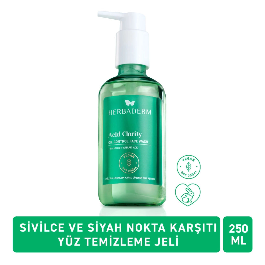 Herbaderm Acid Clarity Facial Cleansing Gel 250 ml
