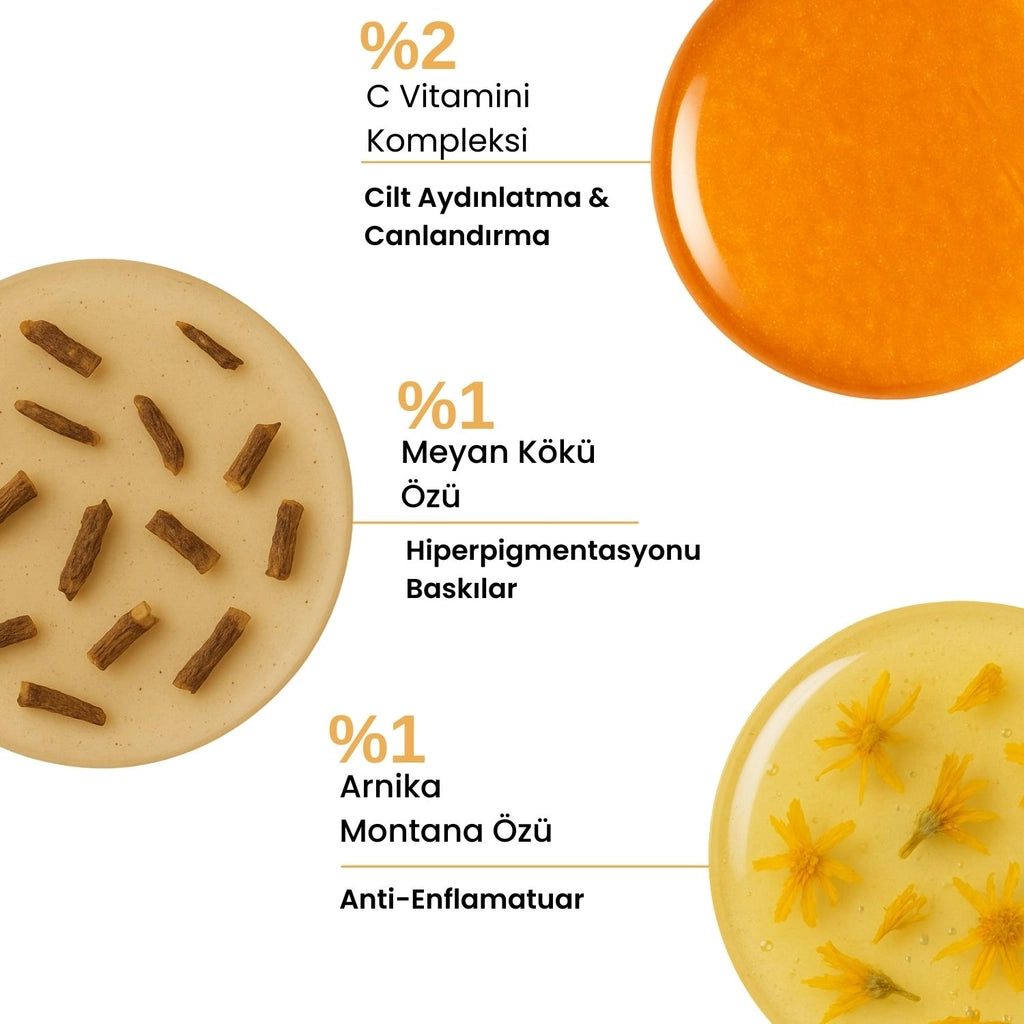 Bolbe Brightening, Skin Tone Equalizing, Blemish and Anti-Wrinkle 2% Vitamin C Cream Mask 50 ml