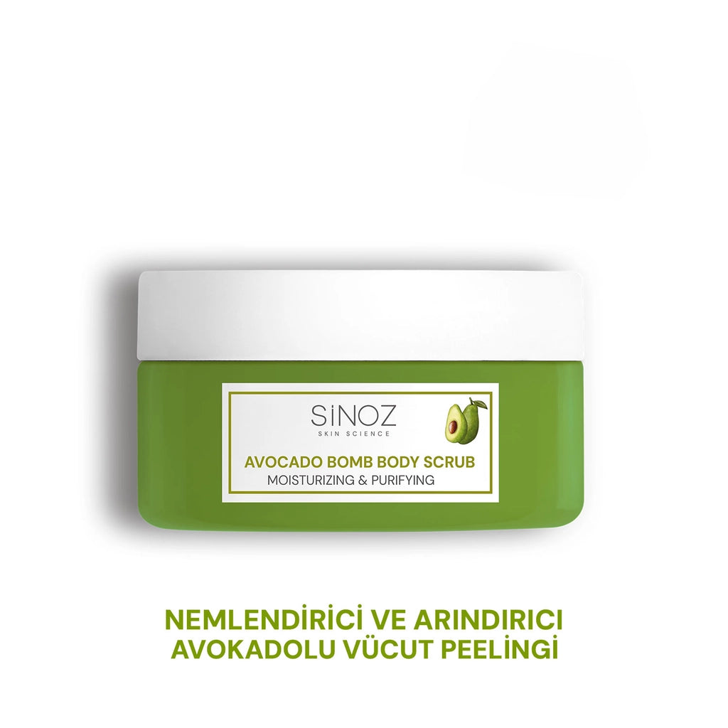 Sinoz Avocado Bomb Moisturizing and Purifying Body Peeling 300 gr