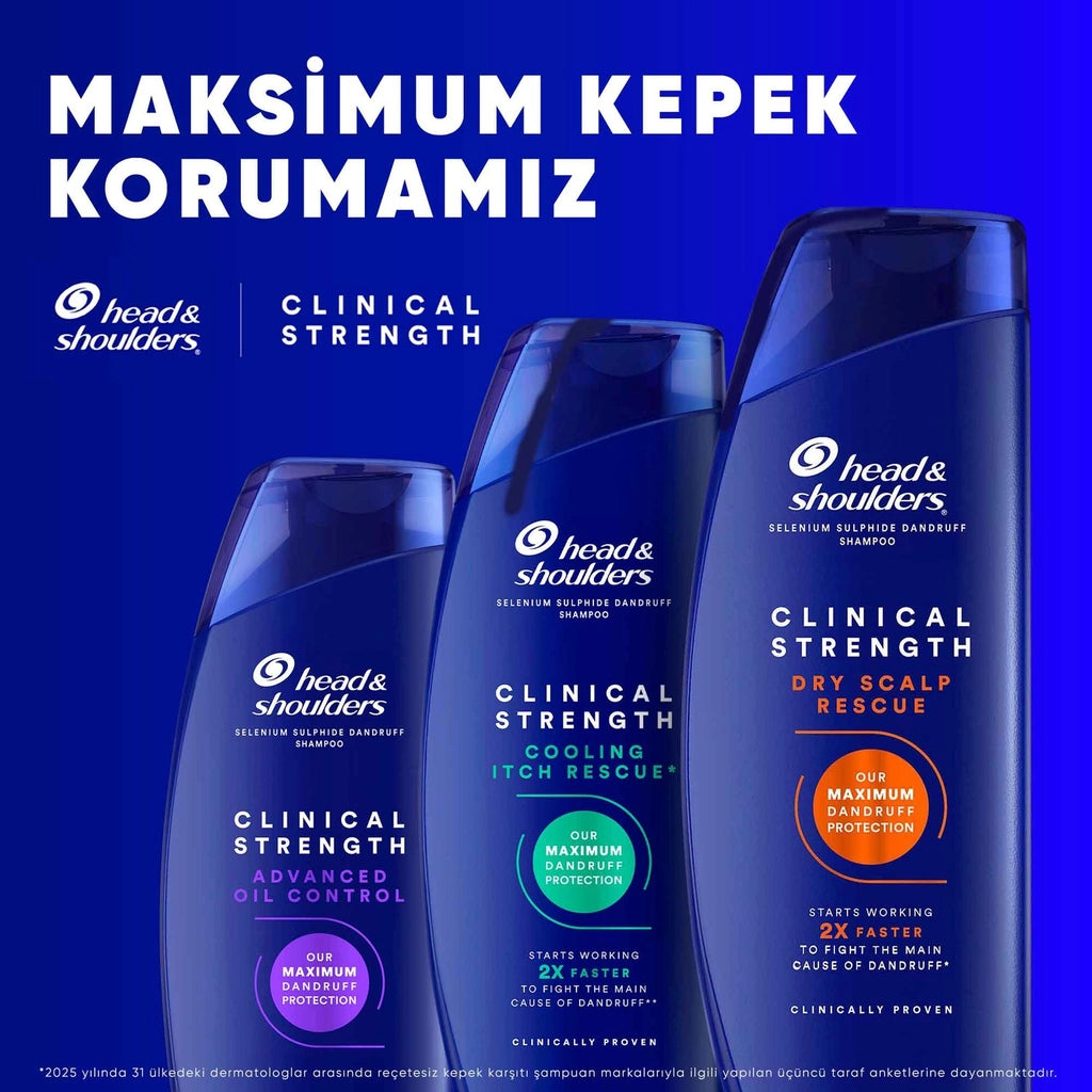Head & Shoulders Clinical Strength Cooling Itch Rescue Anti-Itching Shampoo 400 ml