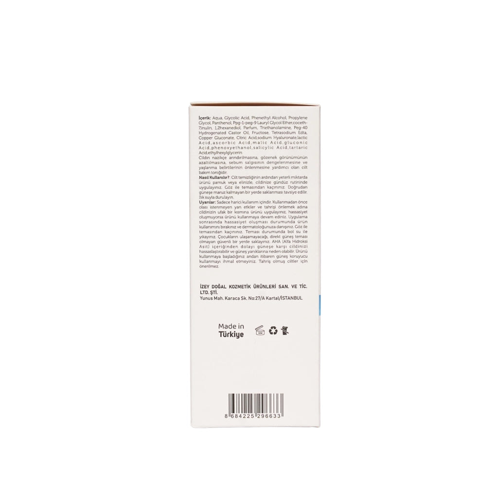 Shinora Revitalizing and Pore Tightening Glycolic Acid Blue Tonic 200 ml