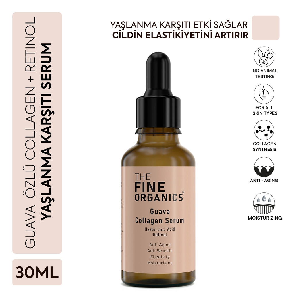 The Fine Organics Guava Extract Collagen + Retinol Anti-Aging Face Serum 30 ml