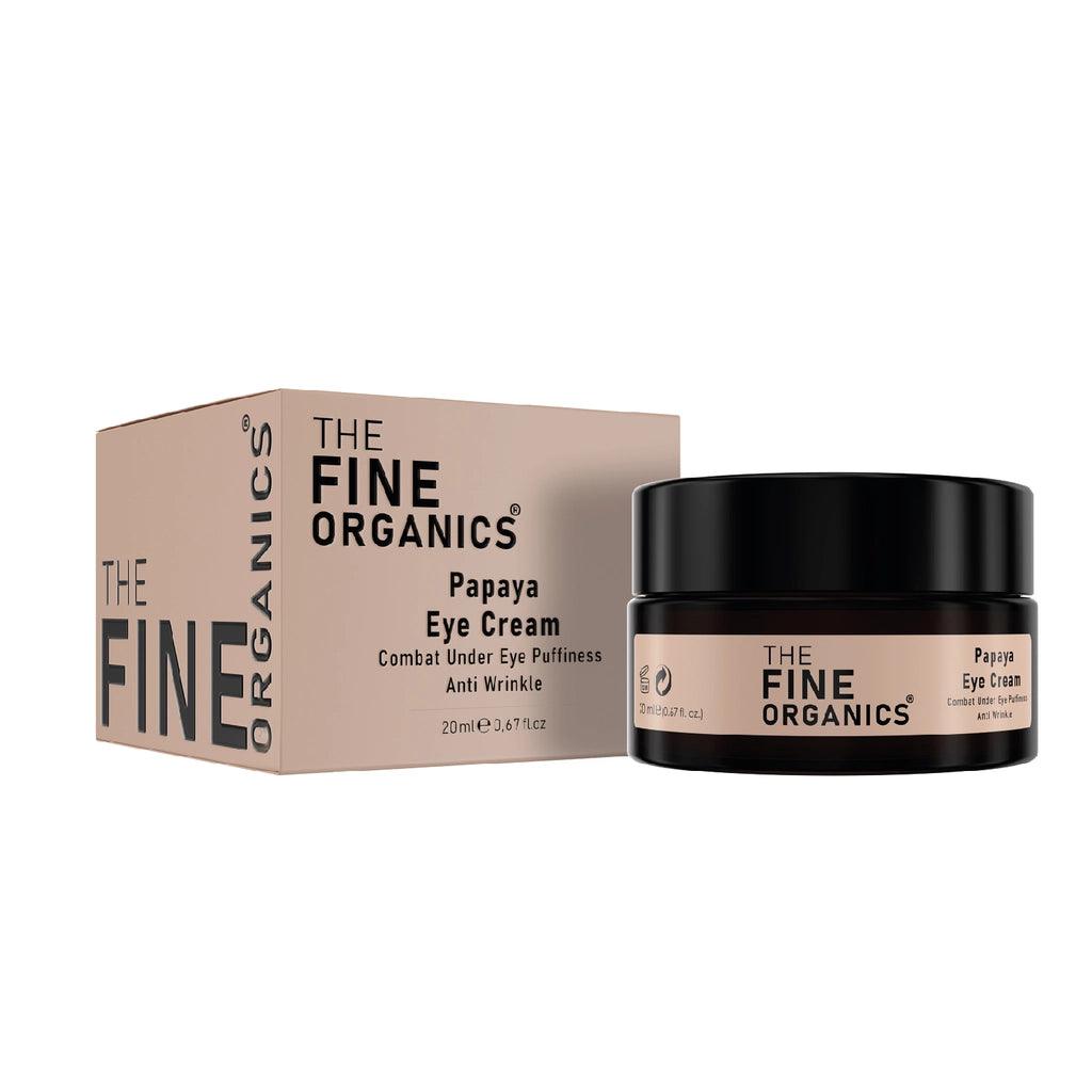 The Fine Organics Papaya Extract Anti-Wrinkle and Anti-Bagging Eye Contour Care Cream 20 ml