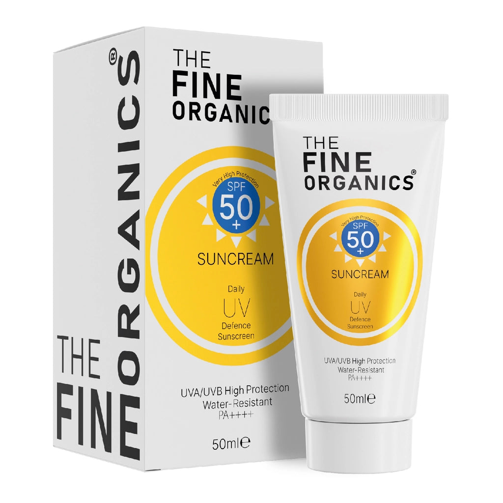 The Fine Organics SPF+50 High Protection Intensive Anti-Blemish Moisturizing Sun Cream 50 ml