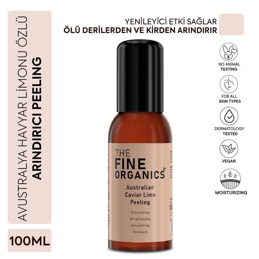 The Fine Organics Purifying Face and Body Peeling with Australian Caviar Lemon Extract 100 ml