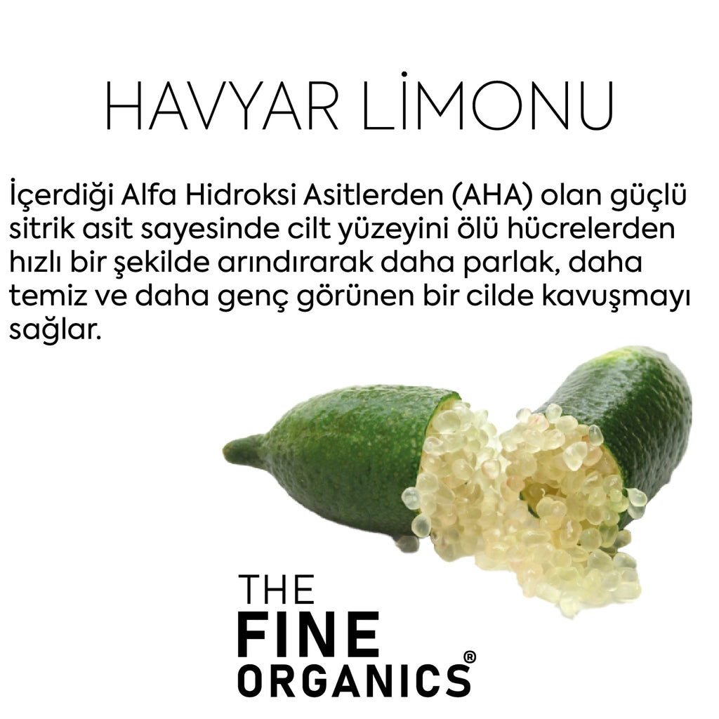 The Fine Organics Purifying Face and Body Peeling with Australian Caviar Lemon Extract 100 ml