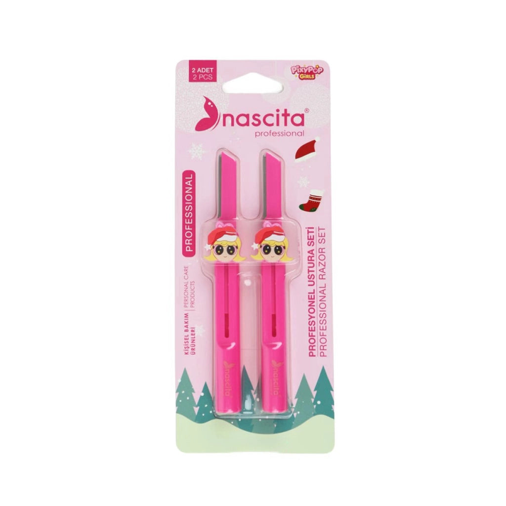 Nascita Pixy Pop Girls Eyebrow Razor Set Green