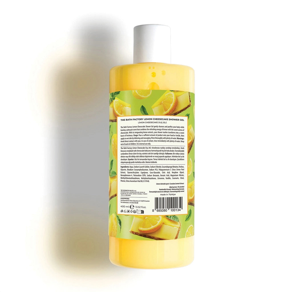 The Bath Factory Moisturizing and Nourishing Shower Gel Lemon Cheesecake 400 ml