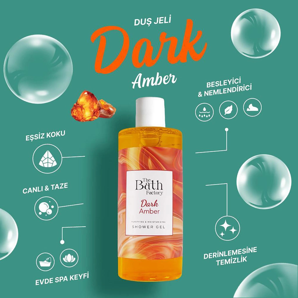 The Bath Factory Moisturizing and Nourishing Shower Gel Dark Amber 400 ml