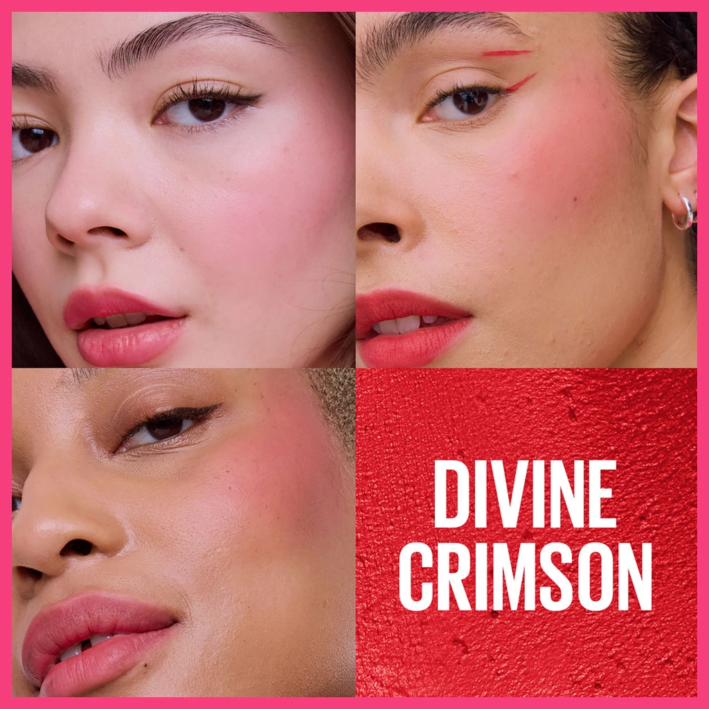 Maybelline New York Cloudtopia Foam Textured Matte Blush 03 Divine Crimson