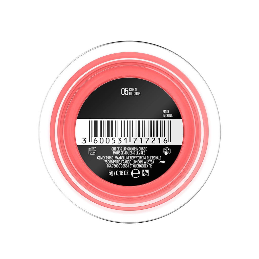 Maybelline New York Cloudtopia Foam Textured Matte Blush 05 Coral Illusion
