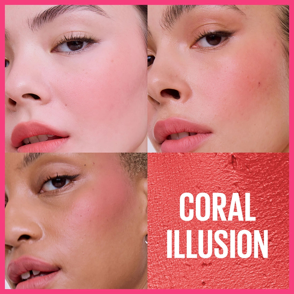 Maybelline New York Cloudtopia Foam Textured Matte Blush 05 Coral Illusion