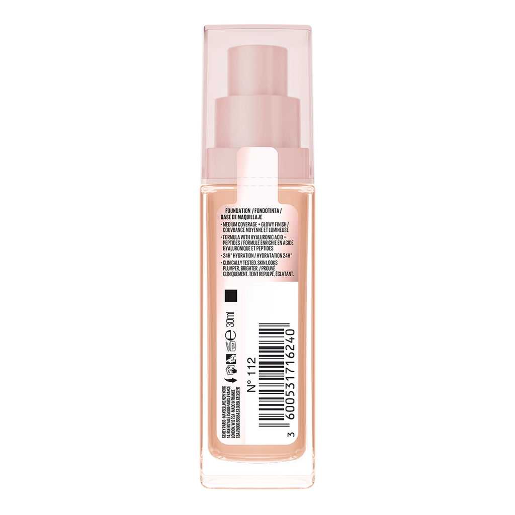 Maybelline New York Lifter Plump & Glow Illuminating Foundation 112