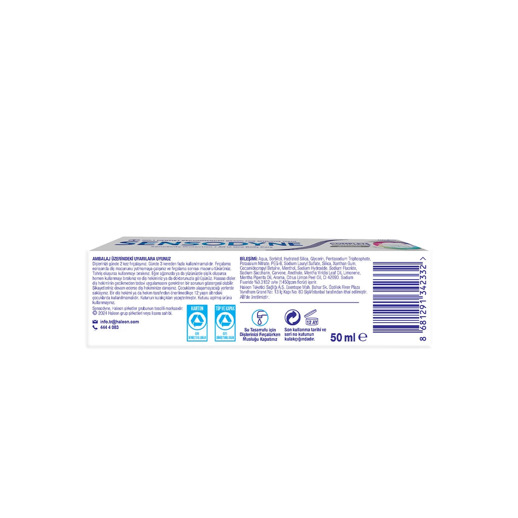 Sensodyne All-Round Protection + Advanced Whiteness Toothpaste 50 ml