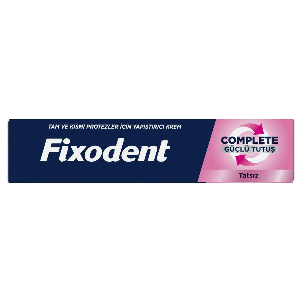 Fixodent Complete Strong Hold Tasteless Full and Partial Denture Adhesive Cream 47 gr