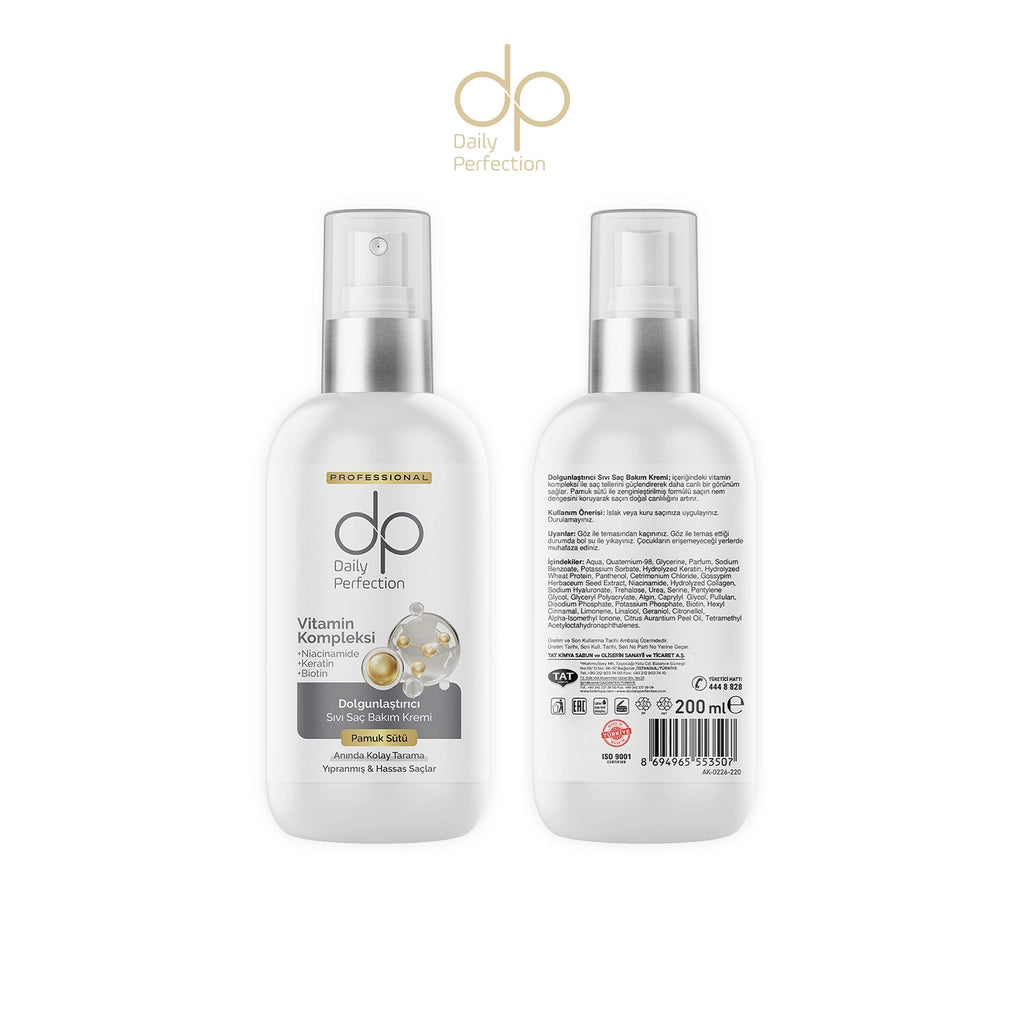 Dp Leave-In Plumping Liquid Conditioner Cotton Milk 200 ml