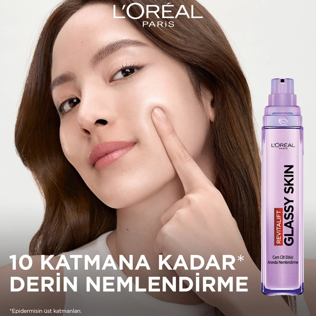 Loreal Paris Revitalift Filler Glassy Skin Moisturizing Face Cream that Gives Glassy Skin Appearance 50 ml